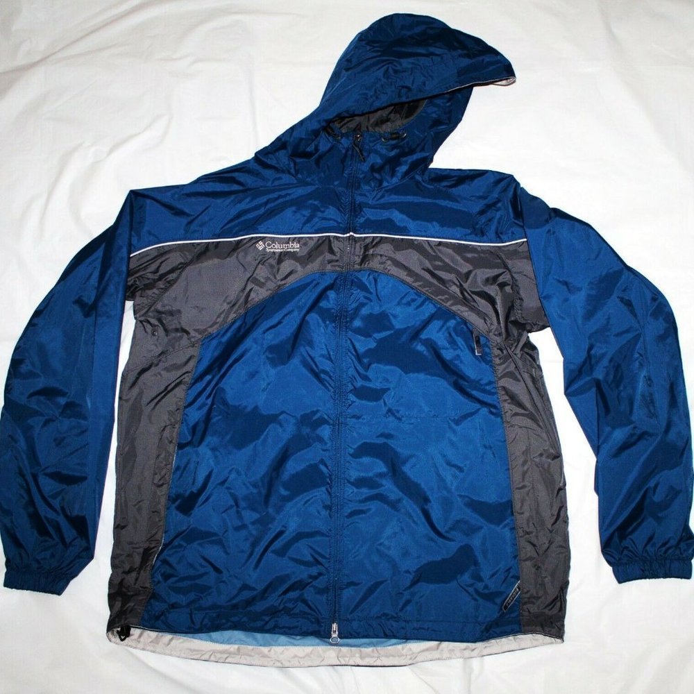 SOLD Columbia Men's Zip Pockets Vented Windbreaker Jacket Size‎ Large